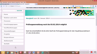 Grundlagen der Informatik II, WS 2013/2014, gehalten am 27.01.2014