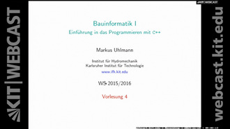 Bauinformatik I, WS 2015/2016, gehalten am 19.11.2015, Vorlesung 04