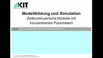 Modellbildung und Simulation, WS 2015/2016, gehalten am 19.11.2015