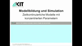 Modellbildung und Simulation, WS 2015/2016, gehalten am 26.11.2015