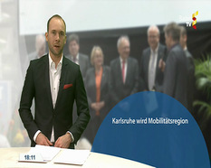 Karlsruhe wird Mobililätsregion - Beitrag in Baden TV am 23.03.2016