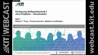Softwaretechnik I, SS 2015, gehalten am 23.04.2015, Lektion 03