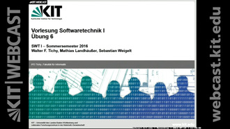 26: Softwaretechnik 1, Übung, SS 2016, am 18.07.2016