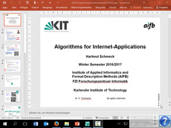 Algorithms for Internet Applications, Vorlesung, WS 2016/2017, 08.11.2016