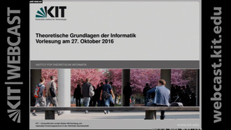 Theoretische Grundlagen der Informatik, Vorlesung, WS 2016/17, 27.10.2016, 02