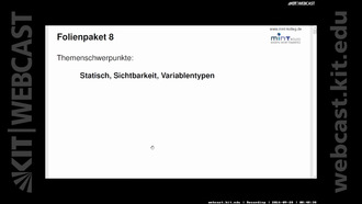 Informatik Vorkurs V4, Vorlesung, WS 2016/17, 28.09.2016, 08