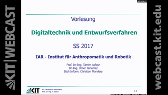 01: Digitaltechnik und Entwurfsverfahren, Vorlesung, SS 2017, 25.04.2017