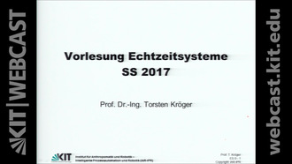 01: Echtzeitsysteme, Vorlesung, SS 2017, 25.04.2017