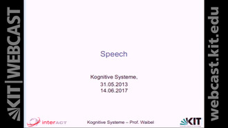 08: Kognitive Systeme, Vorlesung, SS 2017, 14.06.2017