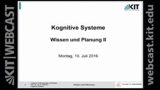 13: Kognitive Systeme, Vorlesung, SS 2017, 10.07.2017