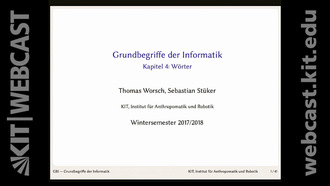 04: Grundbegriffe der Informatik,Vorlesung, WS 2017/18, 27.10.2017