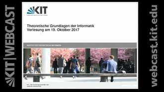 02: Theoretische Grundlagen der Informatik, Vorlesung, WS 2017/18, 19.10.2017
