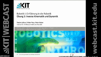 10: Robotik I - Einführung in die Robotik, Übung, WS 2017/18, 16.11.2017