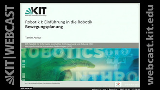 15: Robotik I - Einführung in die Robotik, Vorlesung, WS 2017/18, 04.12.2017