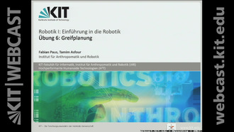 19: Robotik I - Einführung in die Robotik, Übung, WS 2017/18, 18.12.2017
