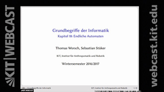 Grundbegriffe der Informatik, Vorlesung, WS 2016/17, 27.01.2017, 23