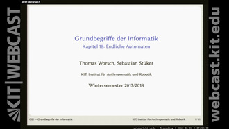 24: Grundbegriffe der Informatik, Vorlesung, WS 2017/18, 31.01.2018