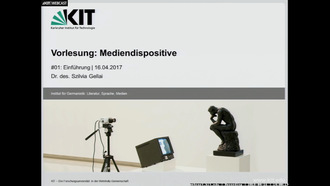 01: Mediendispositive, Vorlesung, SS 2018, 16.04.2018