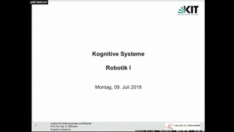19: Kognitive Systeme, Vorlesung, SS 2018, 09.07.2018
