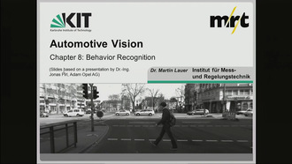 17: Automotive Vision / Fahrzeugsehen, Vorlesung, SS 2018, 09.07.2018