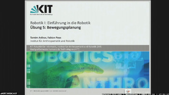 16: Robotik I - Einführung in die Robotik, Übung, WS 2019/20, 16.12.2019
