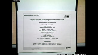 19: Physikalische Grundlagen der Lasertechnik, Vorlesung, WS 2018/19, 04.02.2019