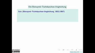 Die Bienaymé-Tschebyschow-Ungleichung