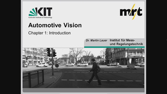 01: Automotive Vision / Fahrzeugsehen, Vorlesung, SS 2019, 29.04.2019