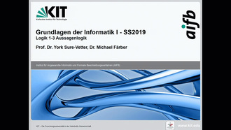03: Grundlagen der Informatik I, Vorlesung, SS 2019, 07.05.2019