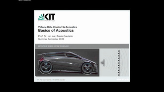 05: Vehicle Ride Comfort and Acoustics I, Vorlesung, SS 2019, 23.05.2019