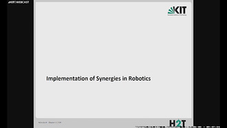 06: Robotik II: Humanoide Robotik, Vorlesung, SS 2019, 03.06.2019