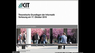 02: Theoretische Grundlagen der Informatik, Vorlesung, WS 2019/20, 17.10.2019