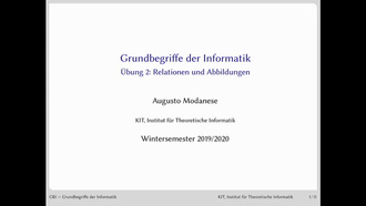 04: Grundbegriffe der Informatik, Übung und Vorlesung, WS 2019/20, 25.10.2019