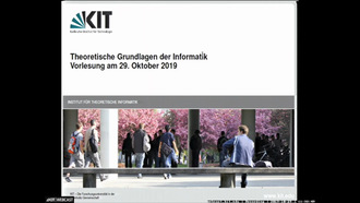 04: Theoretische Grundlagen der Informatik, Vorlesung, WS 2019/20, 29.10.2019