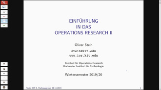 07: Einführung in das Operations Research II, Vorlesung, WS 2019/20, 28.11.2019