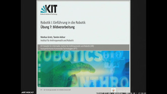 26: Robotik I - Einführung in die Robotik, Übung, WS 2018/19, 28.01.2019
