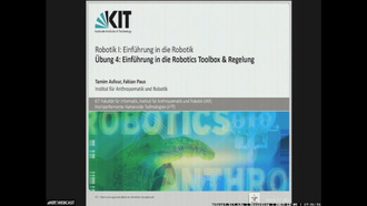 13: Robotik I - Einführung in die Robotik, Übung, WS 2019/20, 05.12.2019
