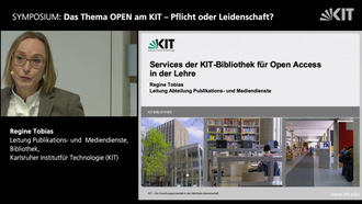 Services der KIT-Bibliothek für Open Access in der Lehre