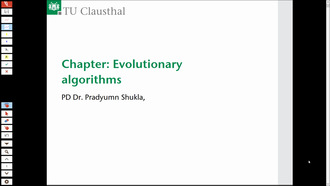 Chapter: Evolutionary algorithms, Part I, Vorlesung SS 2020, 30.05.2020