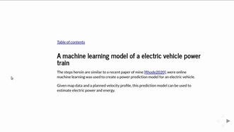 5.3 e-Vehicle powertrain modeling
