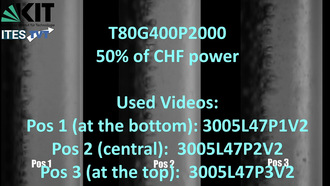 COSMOS-L Forced Convection boiling in a concentric annular gap - T80G400P2000 - 50% of CHF power