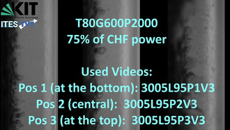 COSMOS-L: Forced convection boiling in a concentric annular gap - T80G600P2000 - 75% of CHF power