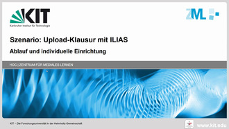 Das Szenario: "Upload-Klausur mit ILIAS"