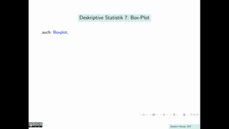 Deskriptive Statistik 7: Box-Plot