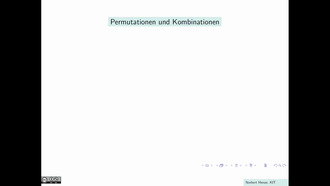 Permutationen und Kombinationen: Grundformeln der Kombinatorik