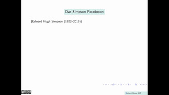 Das Simpson-Paradoxon