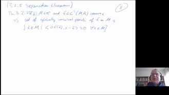 Nonlinear Optimization II, Section 3.2.05 (Separation theorem), part 2