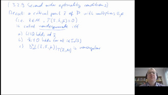 Nonlinear Optimization II, Section 3.2.09 (Second order optimality conditions), part 2
