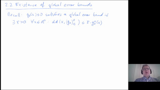 Convex Analysis, Section 2.2 (Existence of global error bounds)