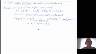 Convex Analysis, Section 2.5 (Best-possible Hoffman constants in the smooth case), part 1